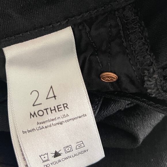 Mother The Insider Crop Step Fray Not Guilty Jean Size 24 - Picture 7 of 7